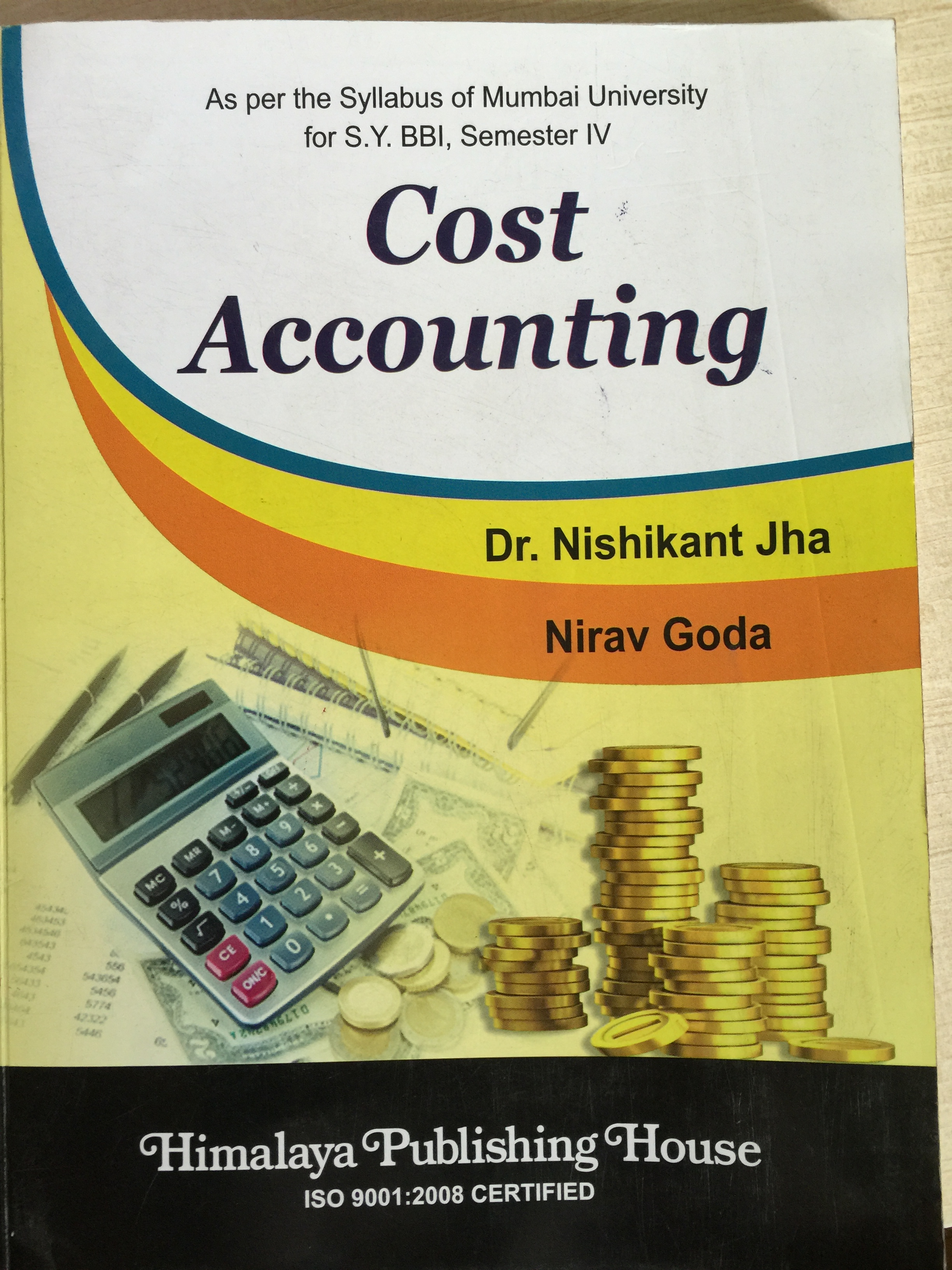 Cost Accounting-IV_TYBAF VI 2018-19